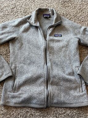 Patagonia Gray Full-Zip Better Sweater Fleece Jacket